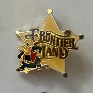 “New” Disneyland Mickey Mouse “Frontier Land” Commemorative Lapel Pin